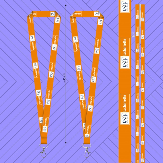 Lanyard mousqueton J+3