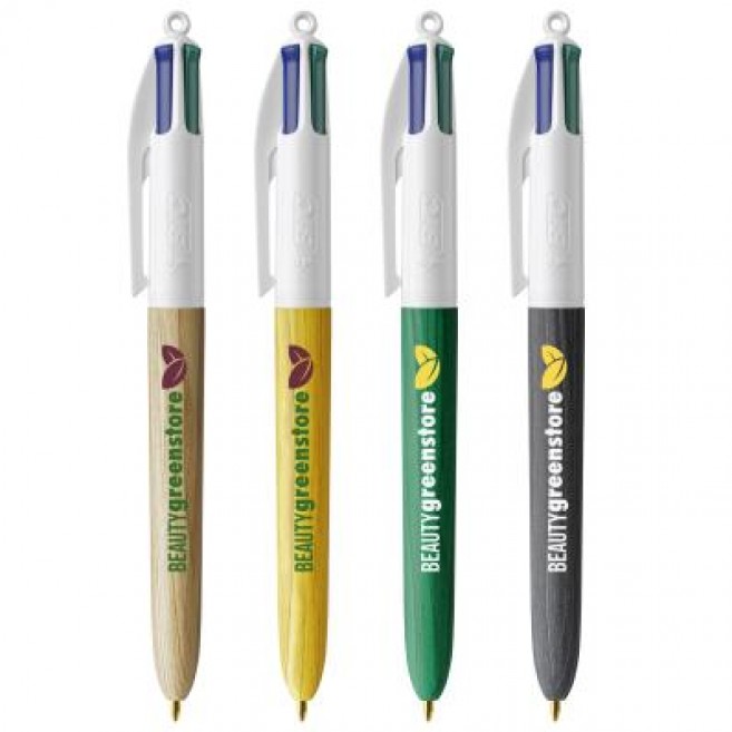 Stylo BIC style bois - 1 couleur