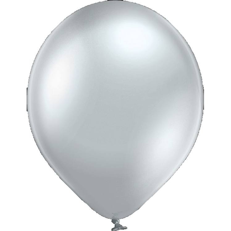 Ballon de baudruche - chrome / glossy