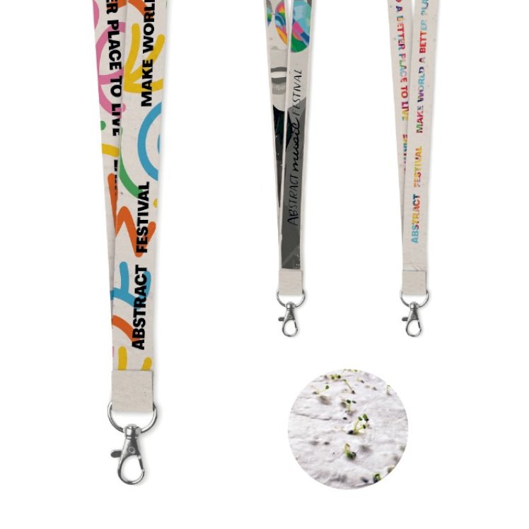Lanyard en papier semence