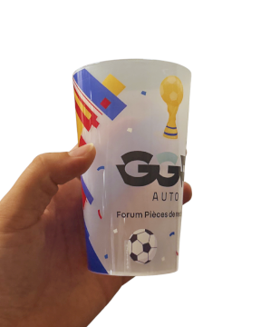 Gobelet 30cl quadri Made in France