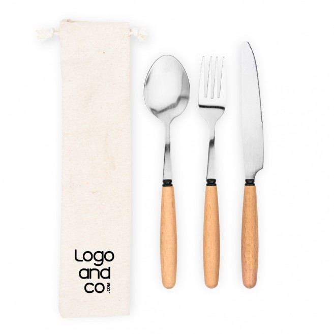 Set de 3 couverts en bois Bouloud