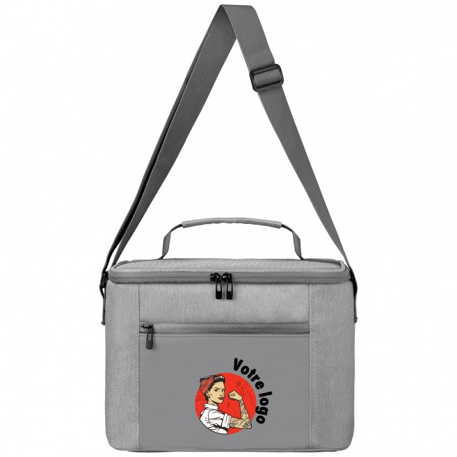 Sac 600D rPET isotherme à fermeture éclair - 10 L