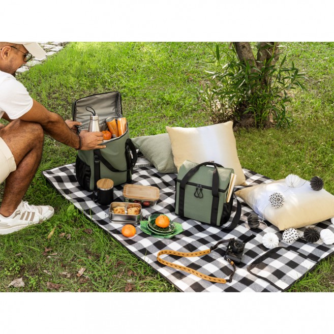 Sac à dos isotherme rembourré en polyester recyclé 600D ripstop 16 L Sac à dos isotherme rembourré en polyester recyclé 600D ripstop 16 L